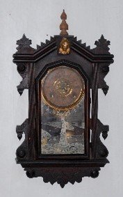 “Liberty” Hanging Kitchen Clock w/Alarm