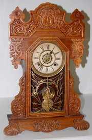 Waterbury Oak “Clayton” Kitchen Clock