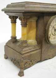 Seth Thomas Adamantine 4 Column Mantle Clock