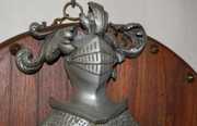 Knights Armor Hanging Antique Clock