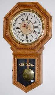 Gilbert “Consort” Calendar Schoolhouse Clock