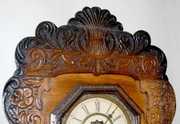 Waterbury “Havana” Carved Hanging Kitchen Clock