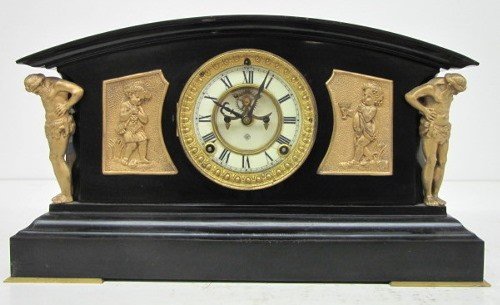 Ansonia “Monterey” Iron Case Clock