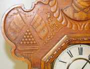 Ingraham Oak “Admiral Dewey” Kitchen Clock