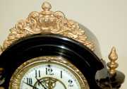 Fancy Ansonia “Alhambra” Iron Shelf Clock