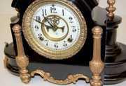 Fancy Ansonia “Alhambra” Iron Shelf Clock