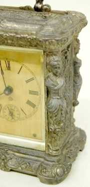 Ornate Ansonia “Comet” Carriage Clock W/ Ladies