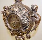 Lenzkirch, Ornate Lady Figural Banquet Clock