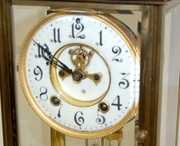 Ansonia “Diplomat” Crystal Regulator Clock