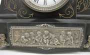 Ornate Ansonia “Nubia” Iron Case Clock W/ Cherubs