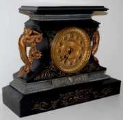 Ansonia “Rosiland” Iron Case Mantel Clock