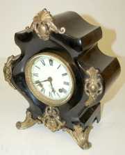 Ornate Ansonia “Monaco” Iron Case Mantle Clock