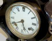 Ornate Ansonia “Monaco” Iron Case Mantle Clock