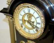 Fancy Ansonia “Maderia” Iron Shelf Clock