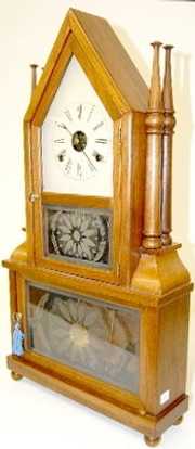 Antique Birge & Fuller Wagon Steeple Clock