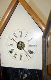 Antique Birge & Fuller Wagon Steeple Clock