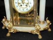 Ornate Gilbert Onyx Crystal Regulator Clock