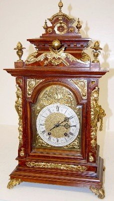 Ornate Lenzkirch Bronze Mounted Shelf Clock