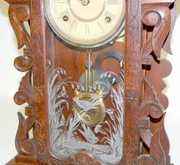 Gilbert Walnut “Medea” Mantle Clock