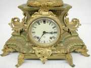 Ansonia “Undine & Gloria” 2 Piece Statue Clock