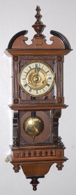 Antique German Berliner Fancy Wall Clock