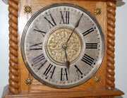 Oak Ansonia “Niobe” Weight Wall Clock