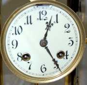 Ansonia “Lucia” Crystal Regulator Clock