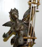 French Antique Angel Mystery Clock