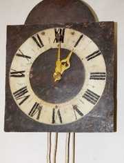 Early Iron Front Mobier Type Clock