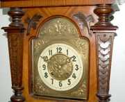 Antique Walnut Free Swinger Clock