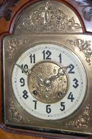 Antique Walnut Free Swinger Clock
