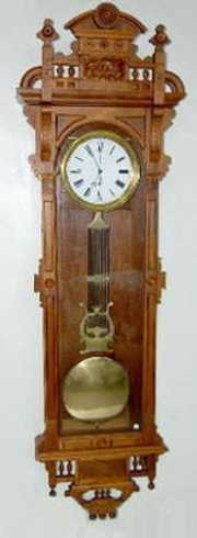 Ornate Pinwheel Jeweler’s Regulator Clock