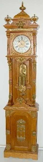 Oak Ansonia “Antique” Tall Case Clock