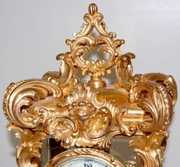 Ornate Ansonia “Regal” Crystal Regulator Clock