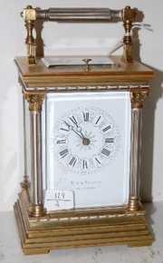 Riggs & Bros. French Repeating Carriage Clock