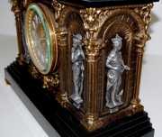 Ansonia “Georgia” Ornate Iron Case Clock