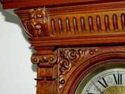 German Fancy Carved Wall Regulator Clock