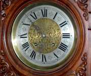 German Fancy Carved Wall Regulator Clock