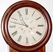 Antique Carter Rosewood Calendar Wall Clock