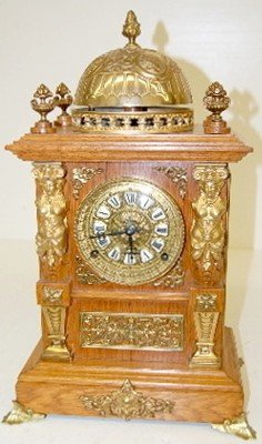Ansonia Bell Top Cabinet “Antique No.1” Clock