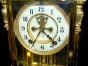 Antique Ansonia #3 China Crystal Regulator Clock