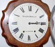 Dilger & Barclay, Glasgow Inlaid Wall Clock