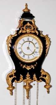 Waterbury “France” 2 Weight Hanging Iron Clock