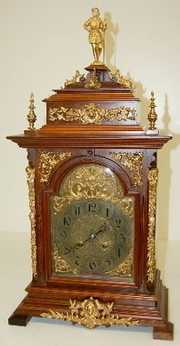 Ornate Lenzkirch Figural Crusader Shelf Clock