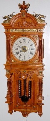 Oak Waterbury “Augusta” 2 Weight Clock