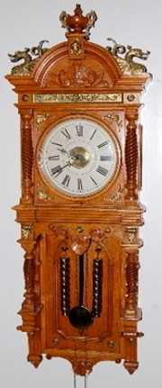 Oak Waterbury “Augusta” 2 Weight Clock