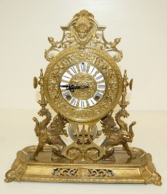 Ansonia “Renaissance” Clock W/ Winged Griffins