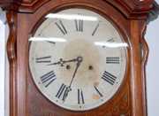 Walnut Ithaca Bank No.2 Double Dial Calendar Clock