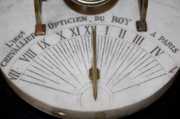French Noon Time Cannon Sundial Clock