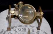 French Noon Time Cannon Sundial Clock